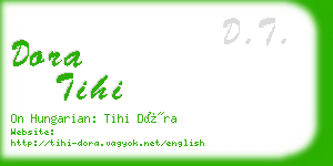 dora tihi business card